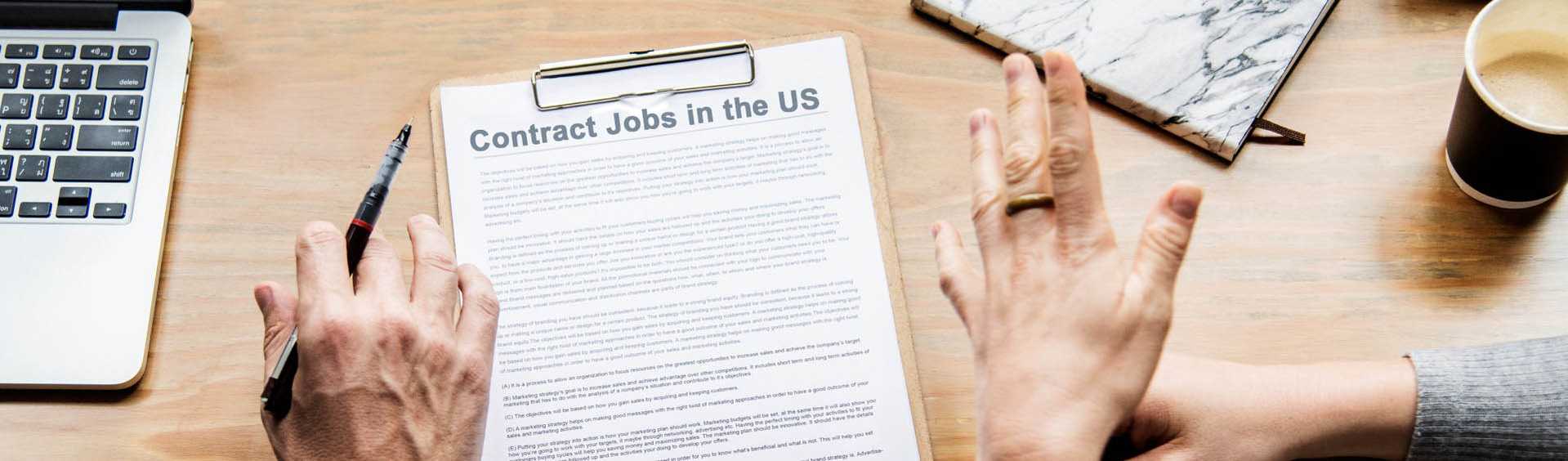 Contract jobs in the United States