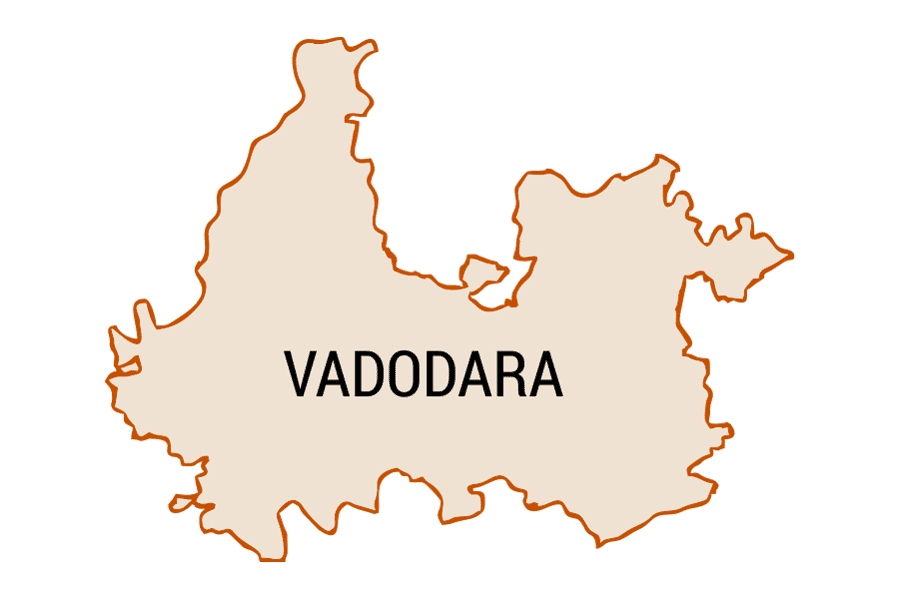 vadodara map